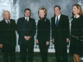 With Secretary Hillary Clinton, Former DPM of Lebanon H.E. Issam M. Fares & wife Hala & Tufts University President Lawrence S. Bacow.