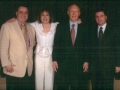 With Houston Mayor Bill White, Wife Andrea and friend Sean Ghaoui.